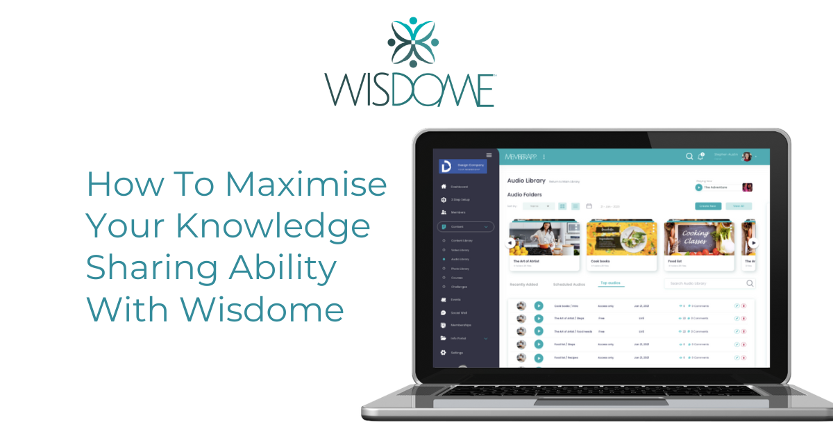 Maximise Your Knowledge Sharing Potential with Wisdome